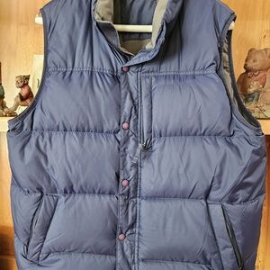 Men's Blue Puffer Vest